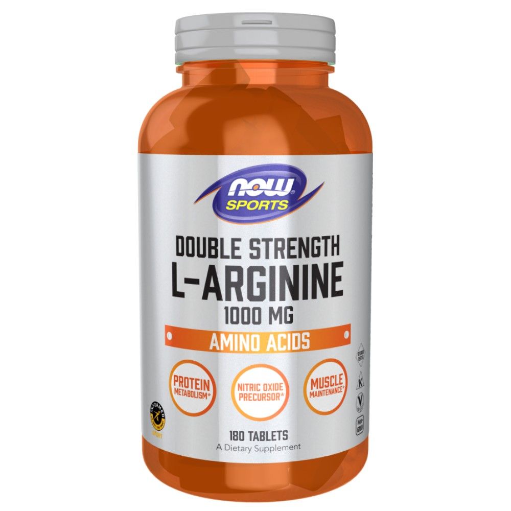 L-Arginine 1000 mg / Double Strength - 180 Tablets - Nutra Best Europe