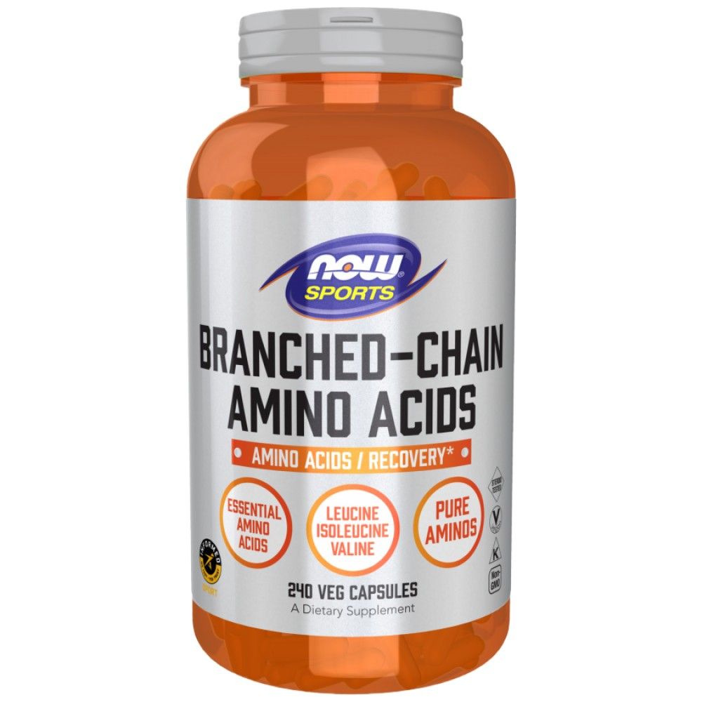 Branched Chain Amino Acids / BCAA - 240 capsules - Nutra Best Europe