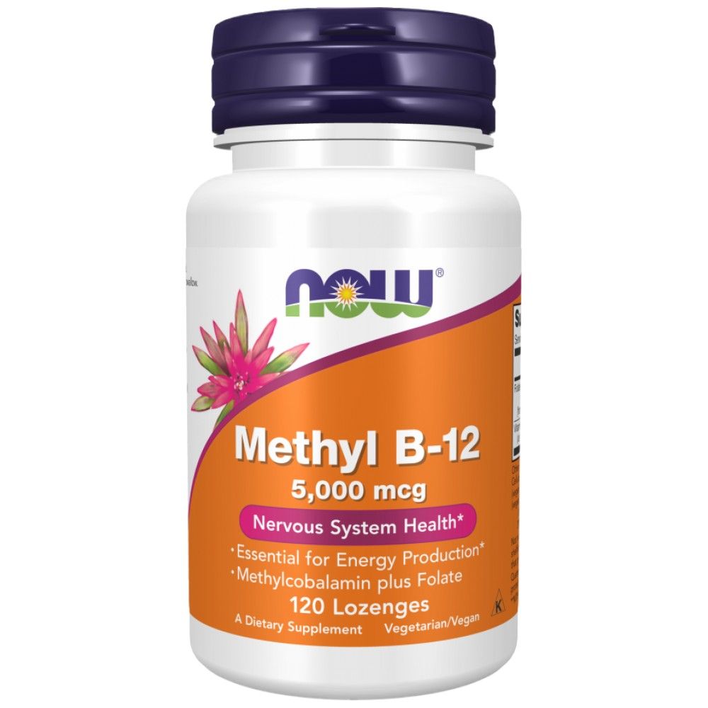 Methyl B-12 5000 mcg | with Folic Acid Quatrefolic® - 60 Sublingual tablets - Nutra Best Europe