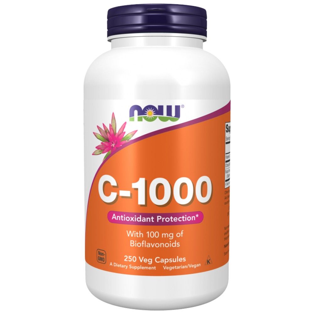 Vitamin C-1000 / with Bioflavonoids - 100 capsules - Nutra Best Europe