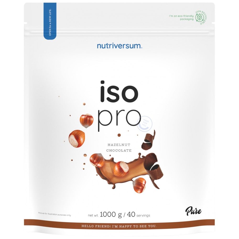 Iso Pro Pure Whey | Isolate with N-Zyme System - 1000 grams - Nutra Best Europe