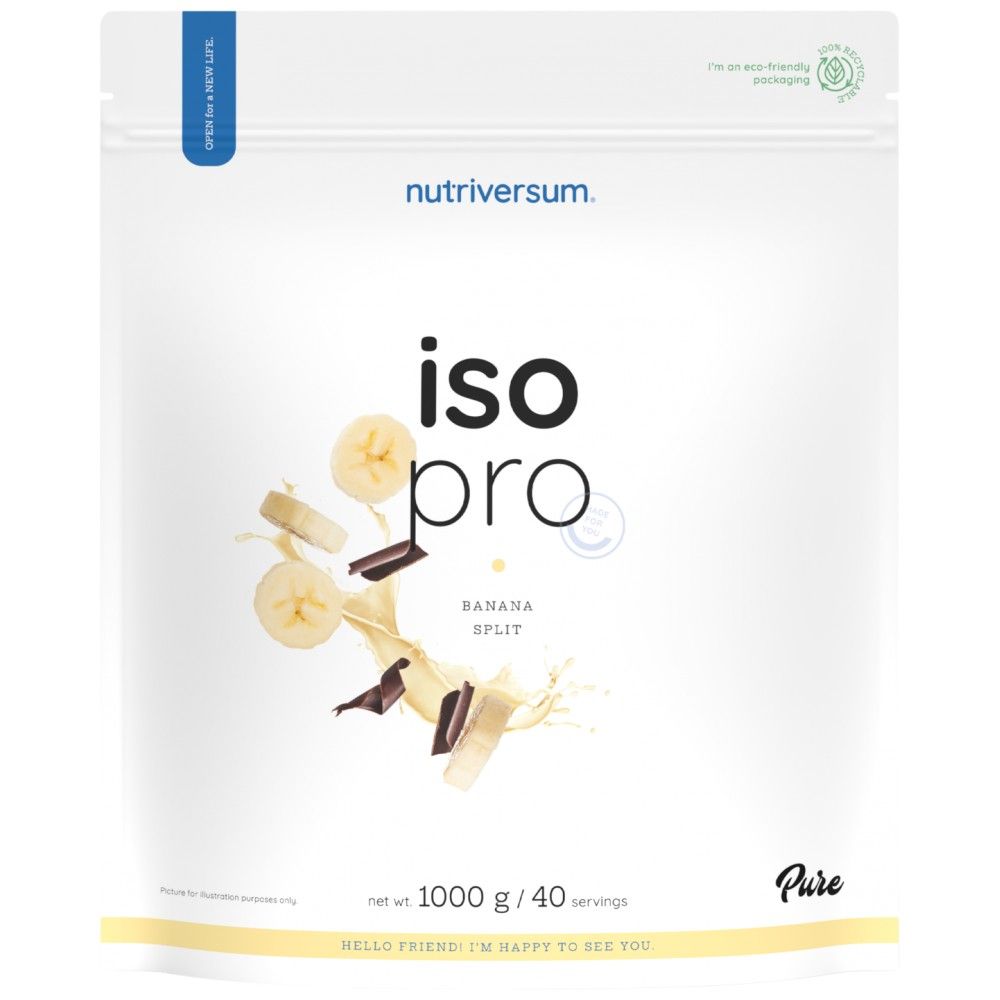 Iso Pro Pure Whey | Isolate with N-Zyme System - 1000 grams - Nutra Best Europe