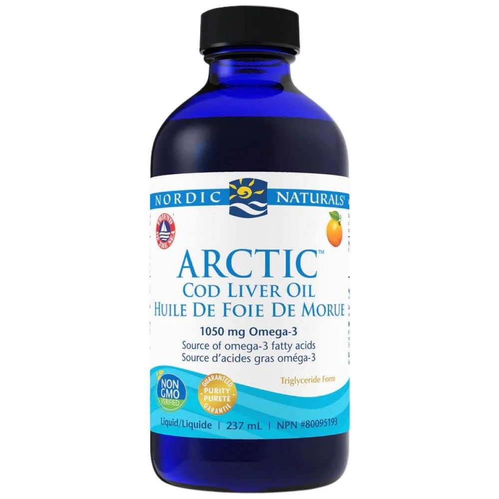 Arctic Cod Liver Oil 1060 mg - 237 ml - Nutra Best Europe