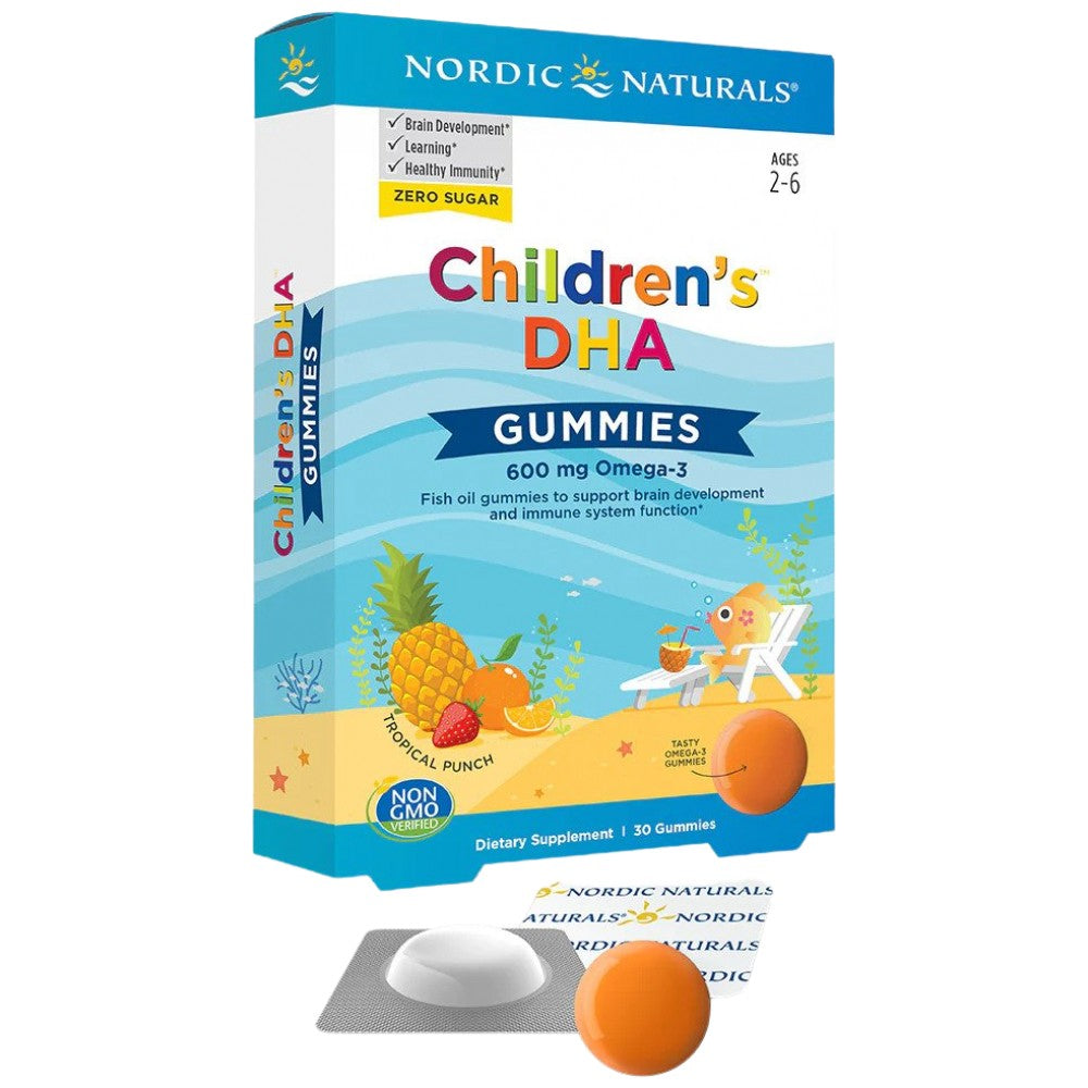 Children's DHA Gummies 600mg - 30 gummies - Nutra Best Europe