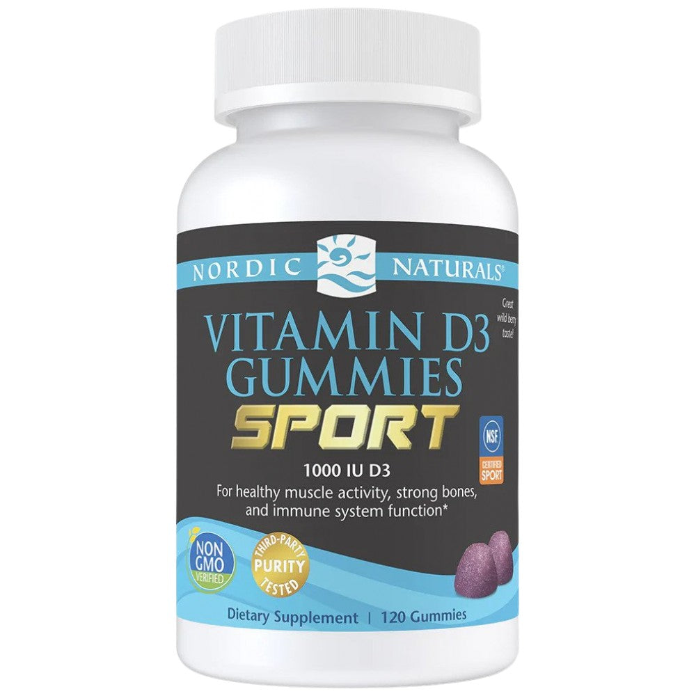 Vitamin D3 Gummies Sport 1000 IU - 120 gummies - Nutra Best Europe