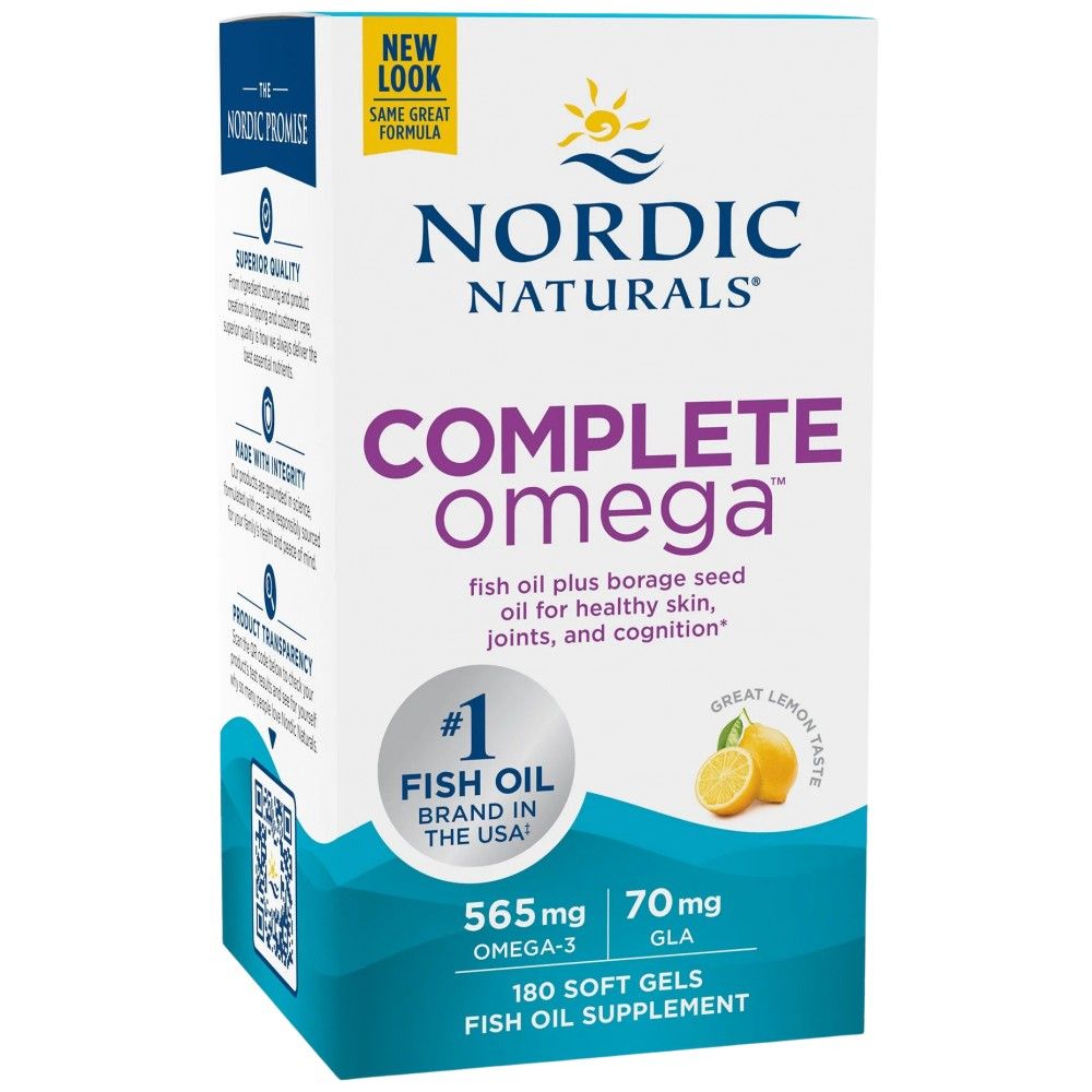 Complete Omega 565 mg - 180 Softgels - Nutra Best Europe