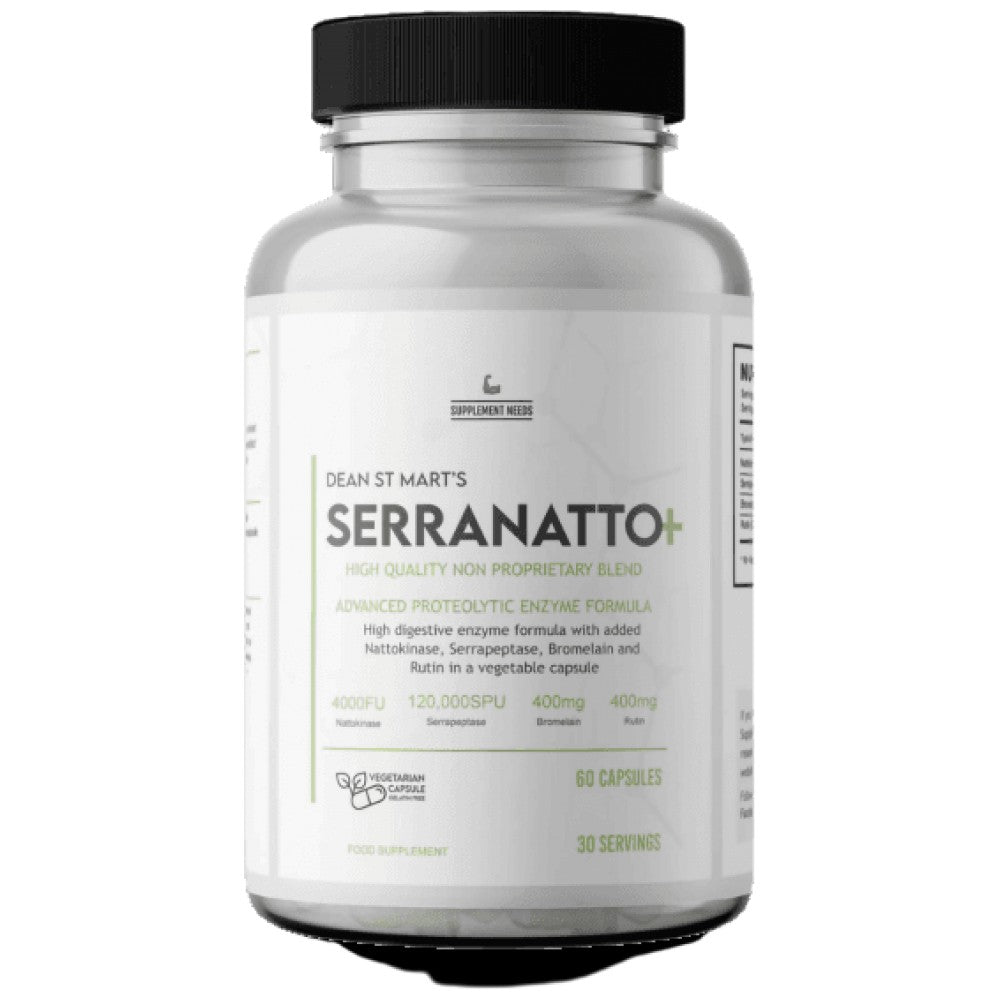 SerraNatto+ 60 capsules - Nutra Best Europe