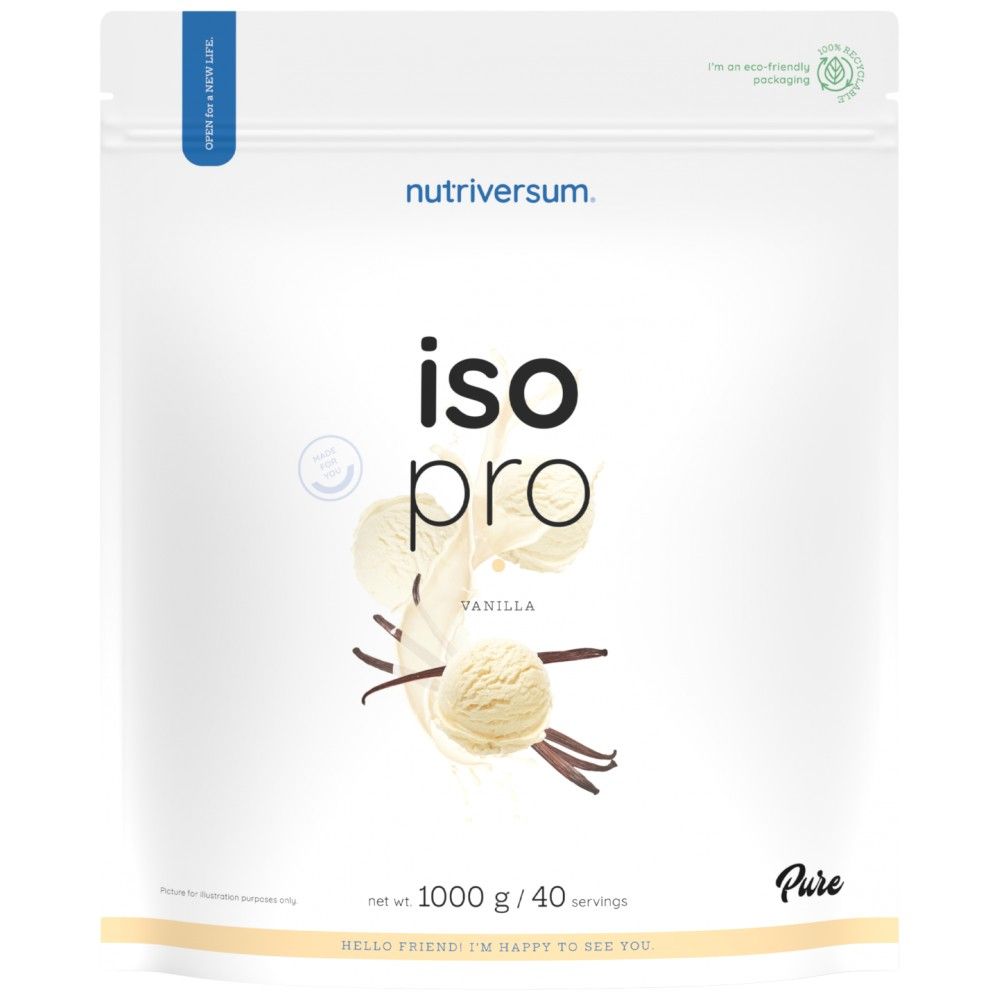 Iso Pro Pure Whey | Isolate with N-Zyme System - 1000 grams - Nutra Best Europe