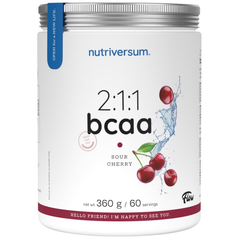 BCAA 2:1:1 Powder | Flow - 360 grams - Nutra Best Europe