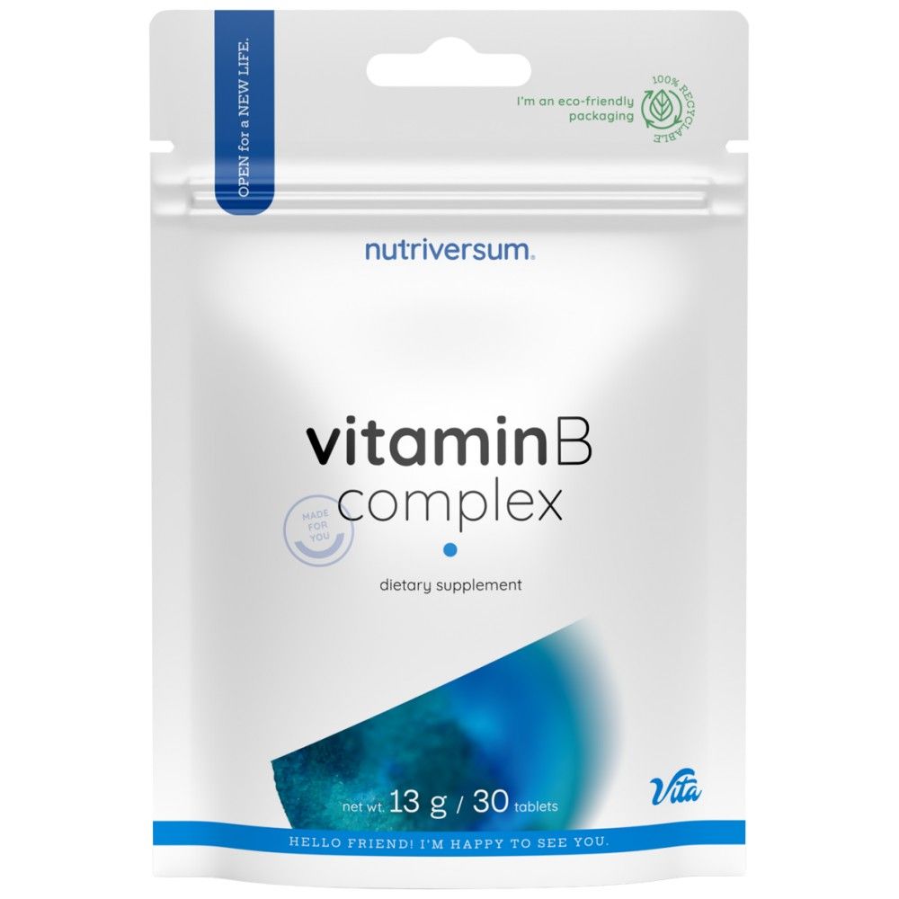 Vitamin B-Complex - 30 Tablets - Nutra Best Europe