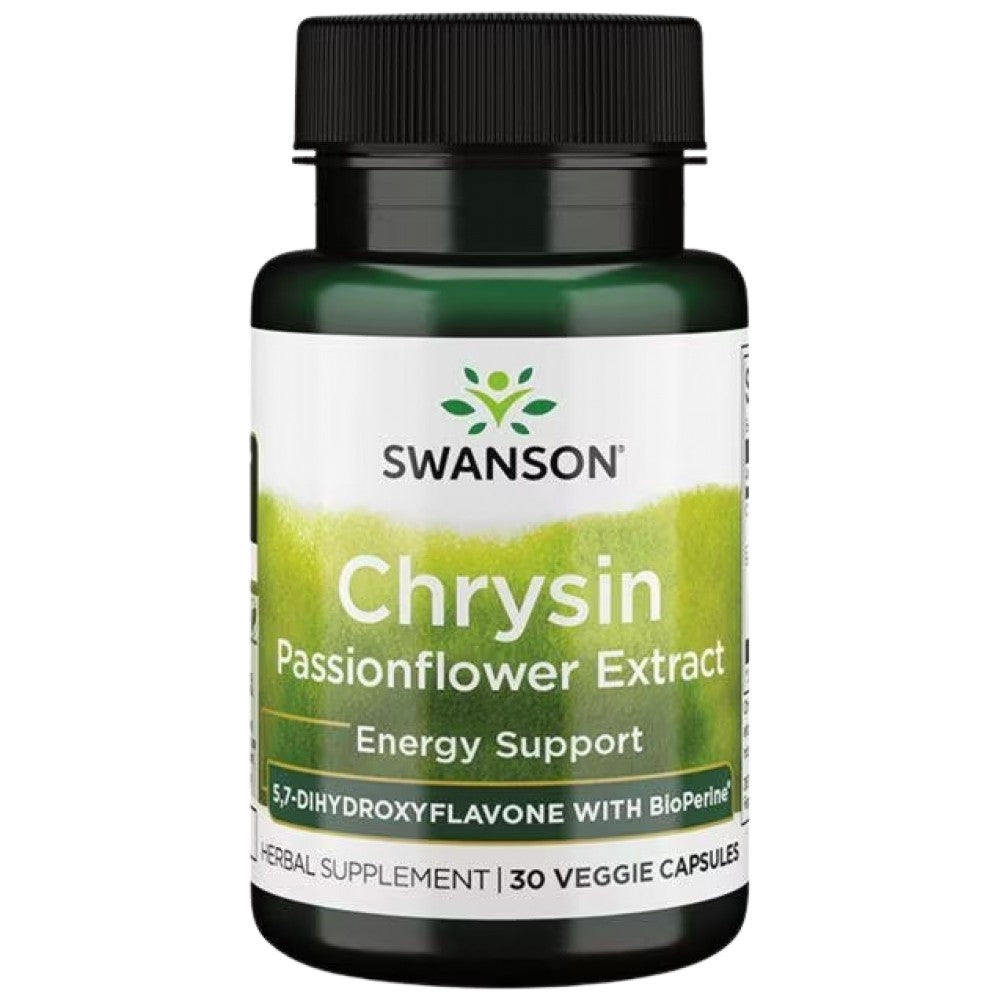 Chrysin | With Passionflower Extract - 30 capsules - Nutra Best Europe