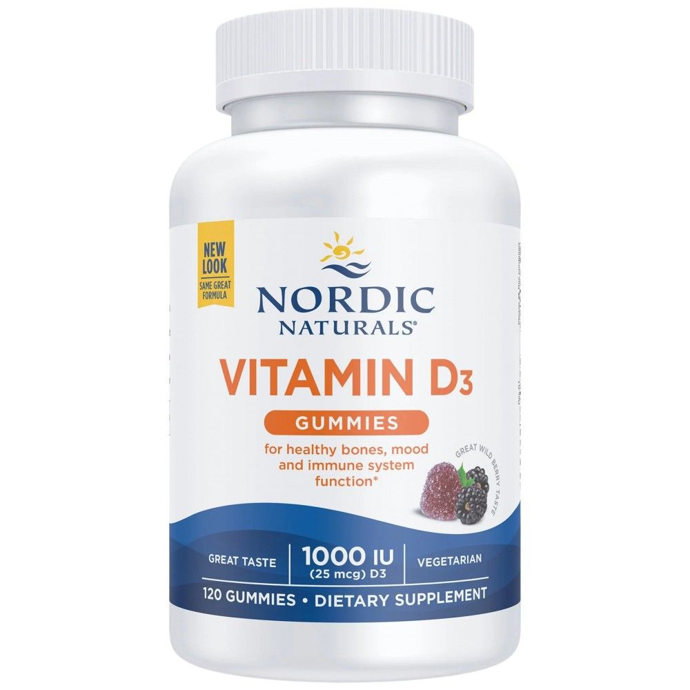 Vitamin D3 Gummies 1000 IU - 120 gummies - Nutra Best Europe