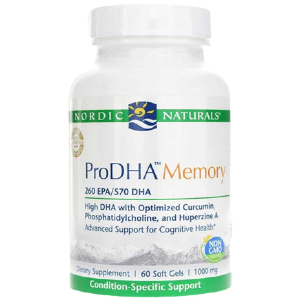 ProDHA Memory - 60 Gel Capsules - Nutra Best Europe