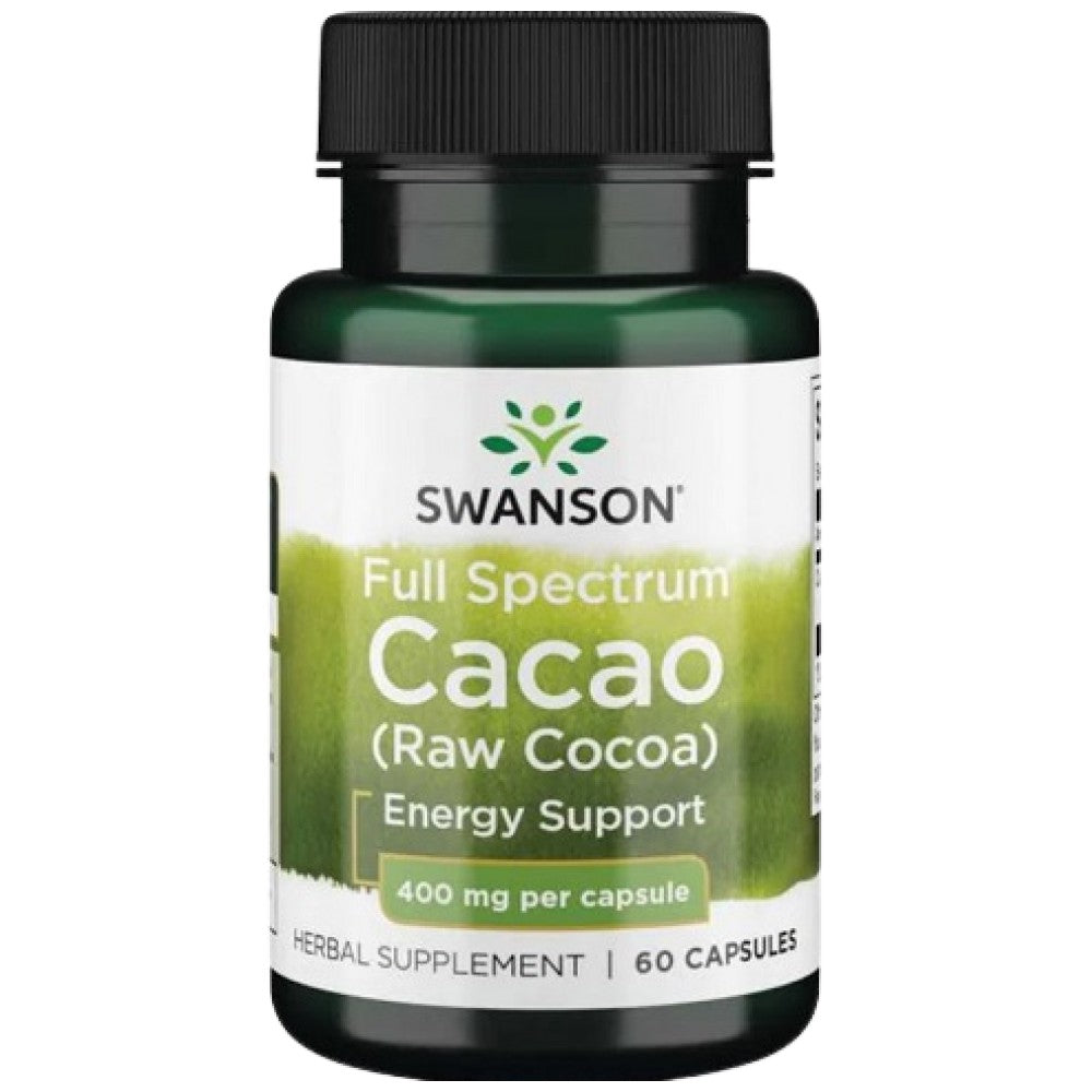 Full Spectrum Cacao 400 mg 60 capsules - Nutra Best Europe