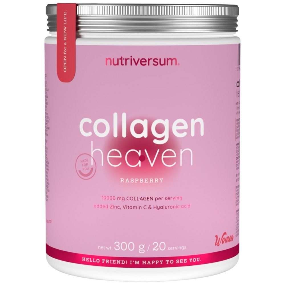 Collagen Heaven | added Zinc, Vitamin C and Hyaluronic Acid - 300 grams - Nutra Best Europe