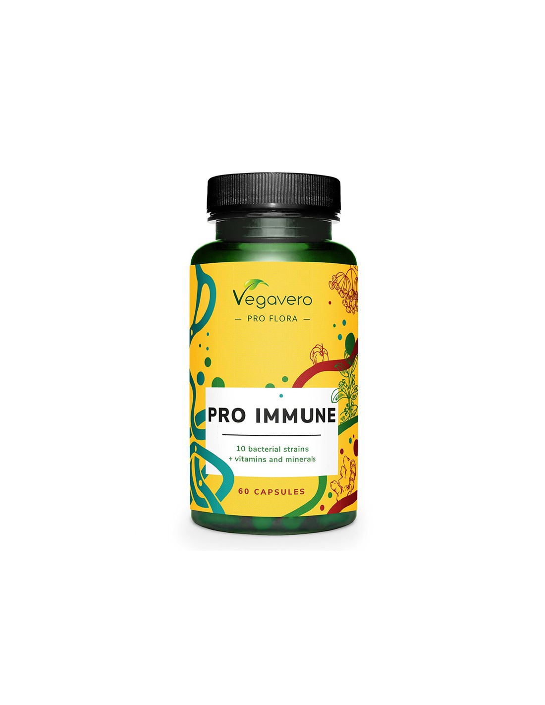Probiotikus immunitás - 10 probiotikus törzs + vitaminok és ásványi anyagok, 60 kapszula