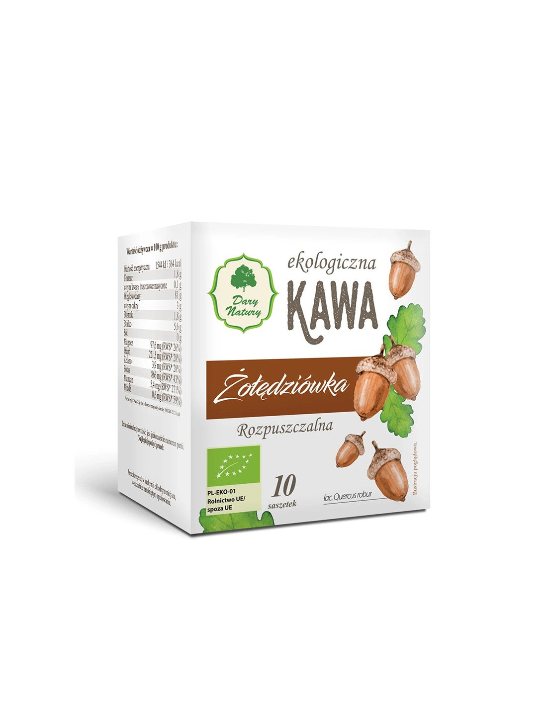 Acorn and Spice instant kávé, 10 db egyenként csomagolt adag <tc>Dary Natury</tc>