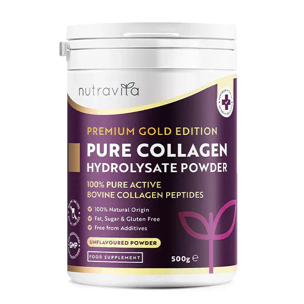 100% tisztaságú marha kollagén por 20000 mg Peptan® 500 g, (25/50 adag)