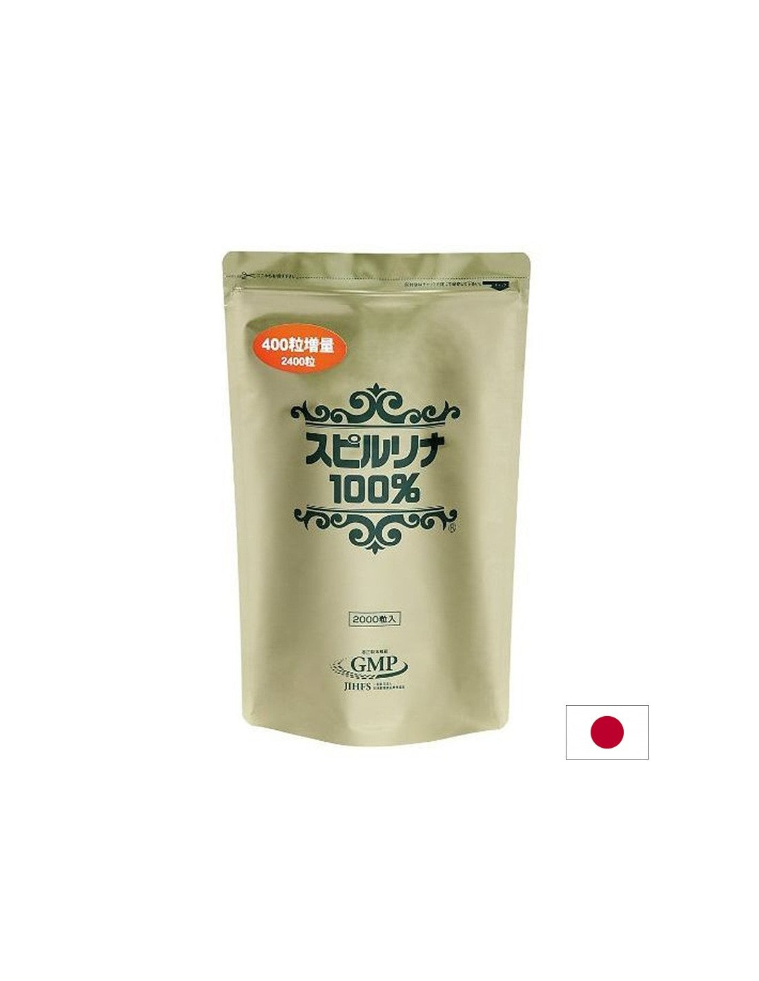 Japán Spirulina 100% – Méregtelenítés és immunitás, 2400 tabletta