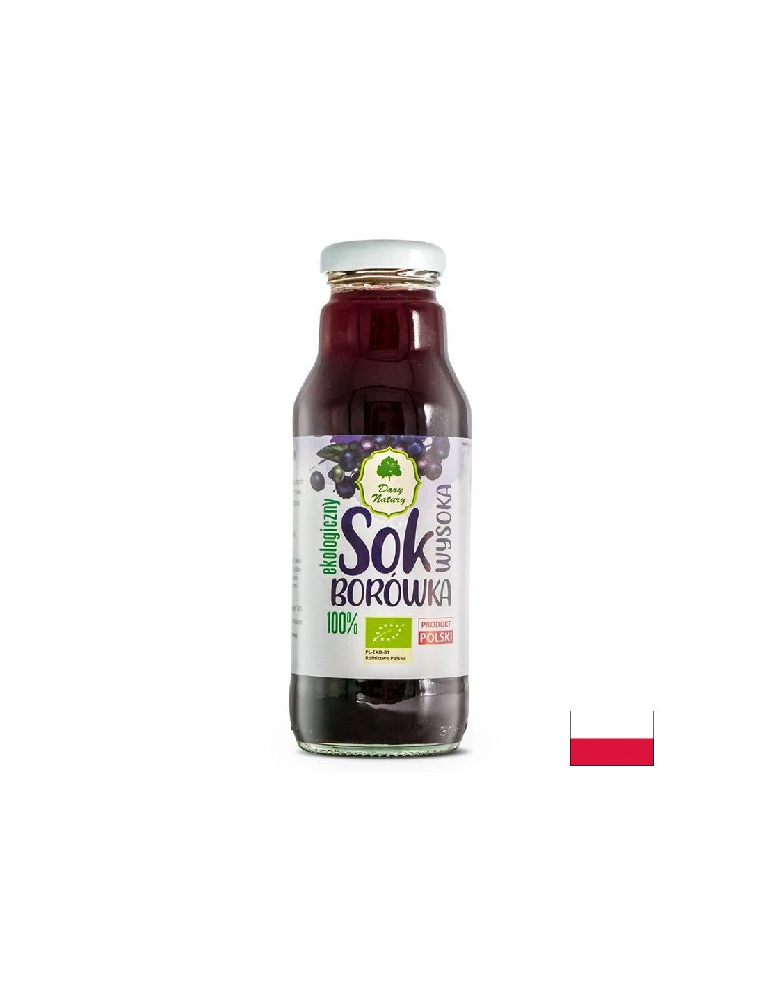 100%-os amerikai áfonyalé Bio, 270 ml <tc>Dary Natury</tc>