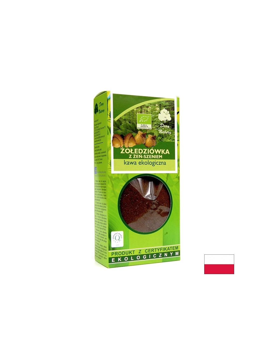Bio makk és ginzeng kávé, 100 g <tc>Dary Natury</tc>