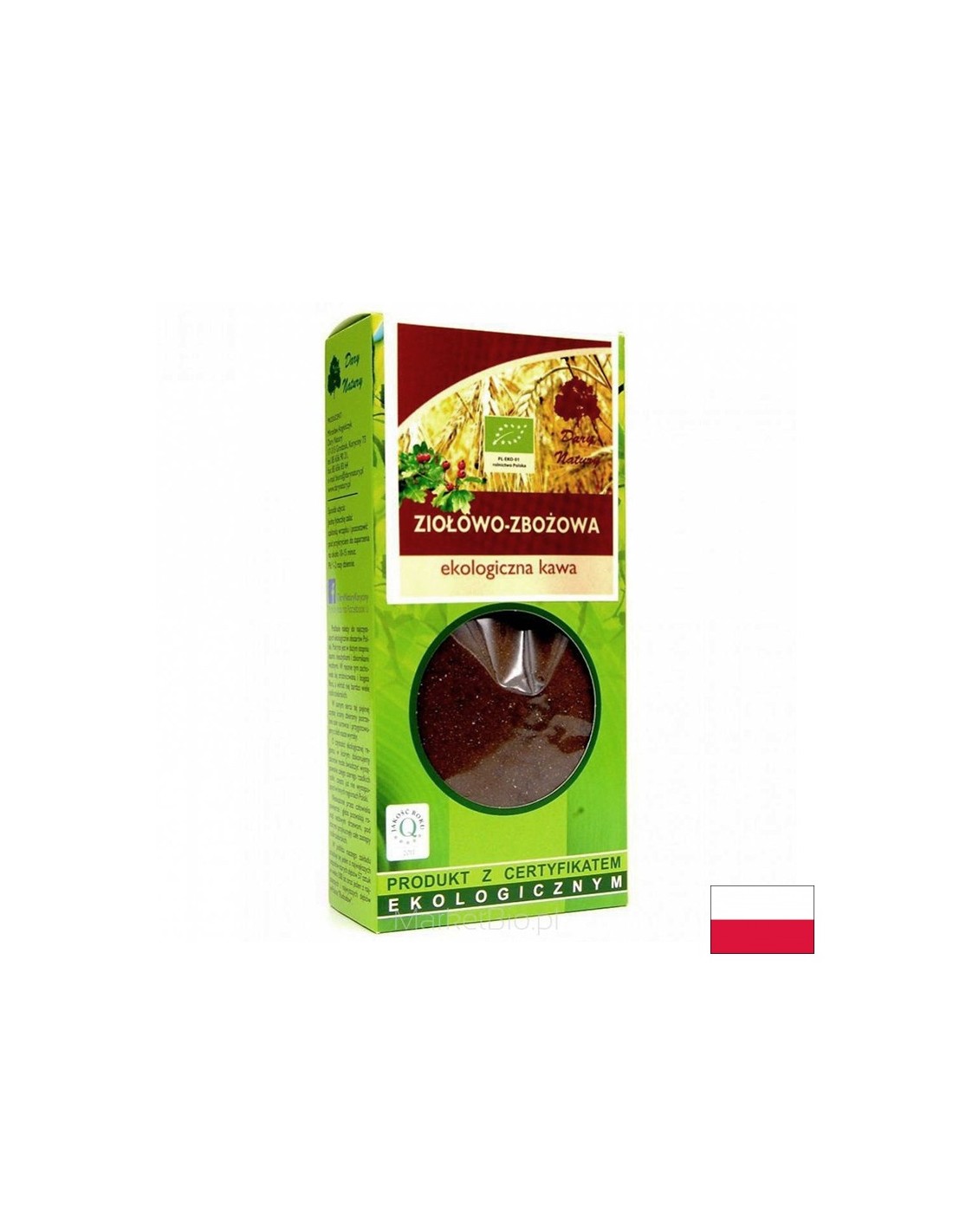 Gyógykávé babból és gyógynövényekből Bio, 100 g <tc>Dary Natury</tc>