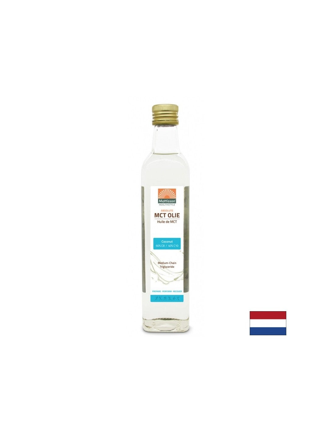 100% MCT Oil from Coconut Oil, 250 ml - Nutra Best Europe