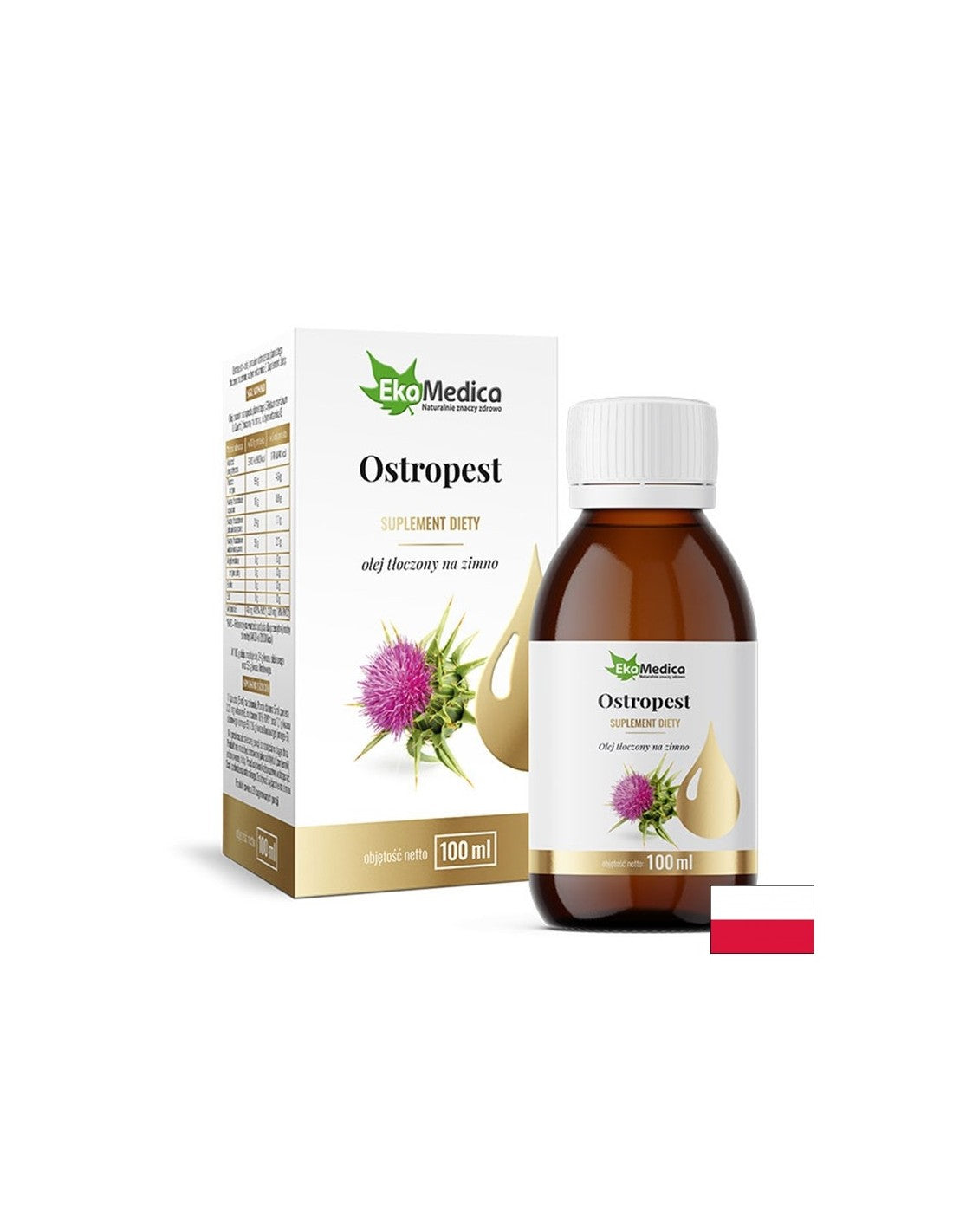 Máj és méregtelenítés - Máriatövis olaj, 100 ml EkaMedica