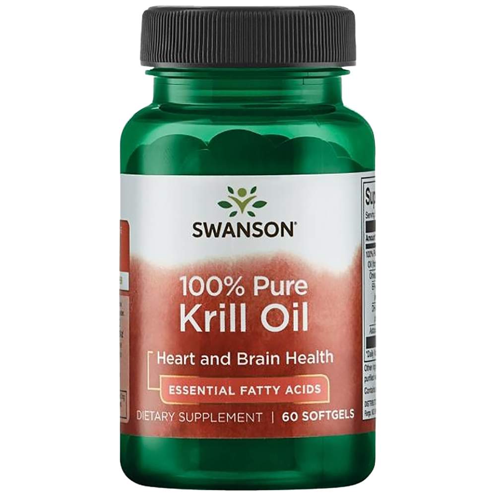 100% Pure Krill Oil 500 mg - 60 Softgels - Nutra Best Europe