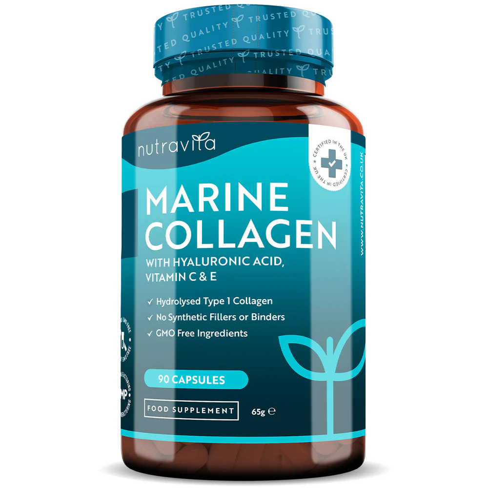 Hidrolizált tengeri kollagén hialuronsavval – 1000 mg