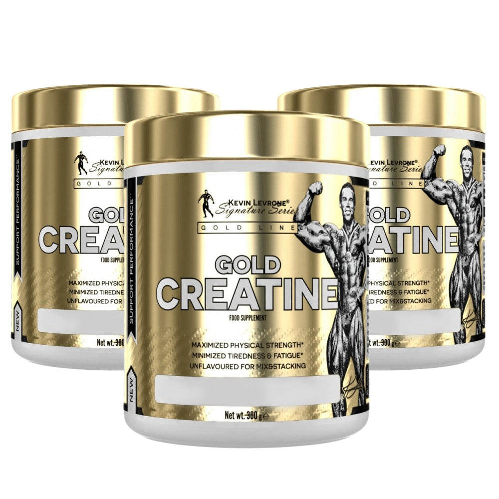 Kevin Levrone - Gold Series Creatine Monohydrate Powder - 300 gr 2 + 1 free - Nutra Best Europe