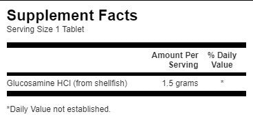Glucosamine HCl 1500 mg - 100 Tablets - Nutra Best Europe