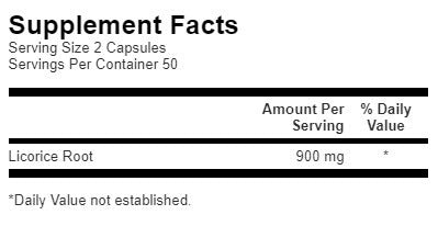Licorice Root 450 mg - 100 capsules - Nutra Best Europe