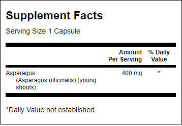 Full Spectrum Asparagus / Young Shoots - 60 capsules - Nutra Best Europe