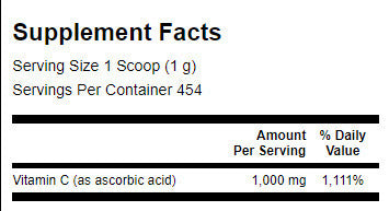 Vitamin C Powder - 454 grams - Nutra Best Europe