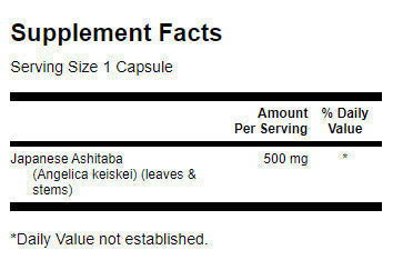 Full Spectrum Japanese Ashitaba 500 mg - 60 capsules - Nutra Best Europe