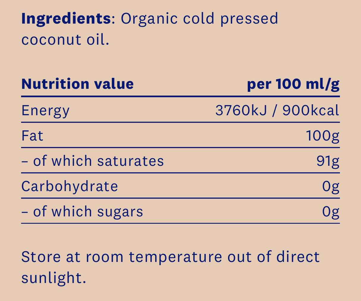 ECO coconut oil (virgin, organic, cold pressed) x 500ml - Nutra Best Europe