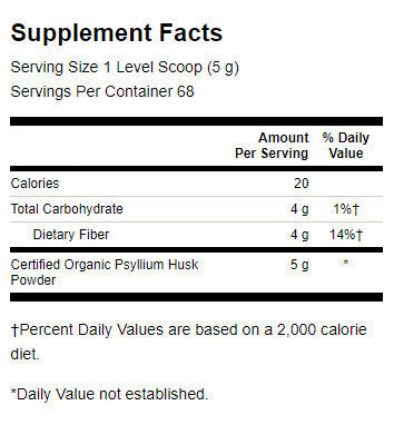 Psyllium Husk - 340 grams - Nutra Best Europe