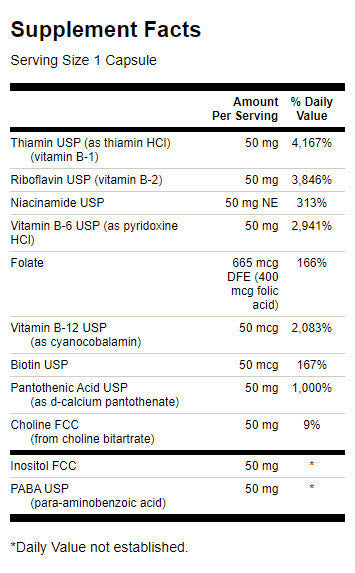 Balance B-50 Complex / 100 Caps. - 0 - Nutra Best Europe