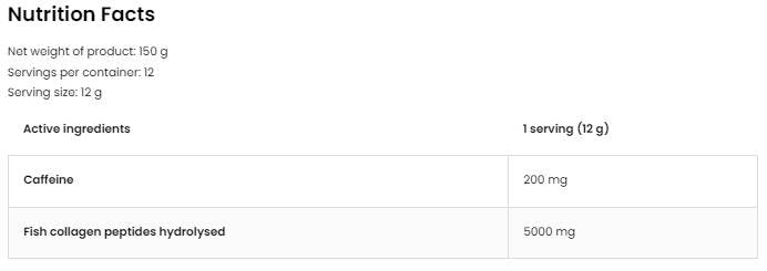 Marine Collagen Coffee 150 grams - Nutra Best Europe