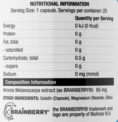 Brainberry | Amplify Series - 25 capsules - Nutra Best Europe