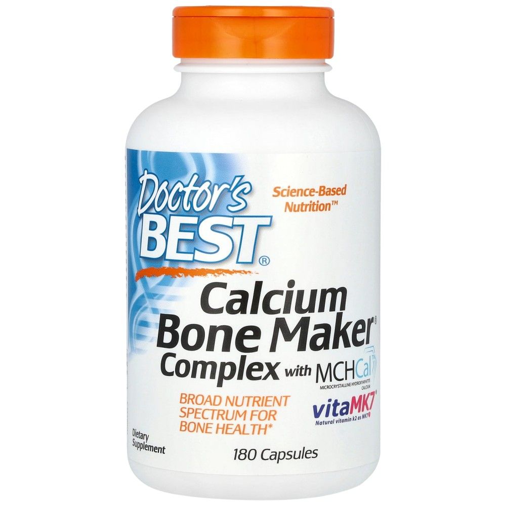 BEST Calcium Bone Maker Complex - 180 capsules - Nutra Best Europe