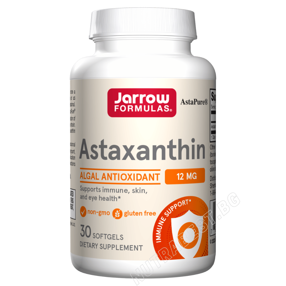 Astaxanthin 12 mg - 30 Gel capsules - Nutra Best Europe