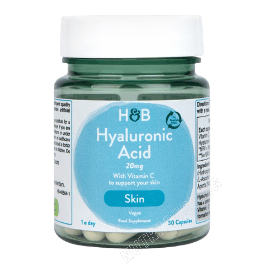 Hyaluronic Acid 20 mg / with Vitamin C - 30 capsules - Nutra Best Europe