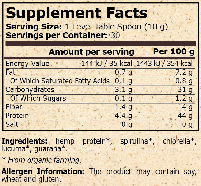 Pure Nutrition - ORGANIC SLIM MIX - 300 g - Nutra Best Europe