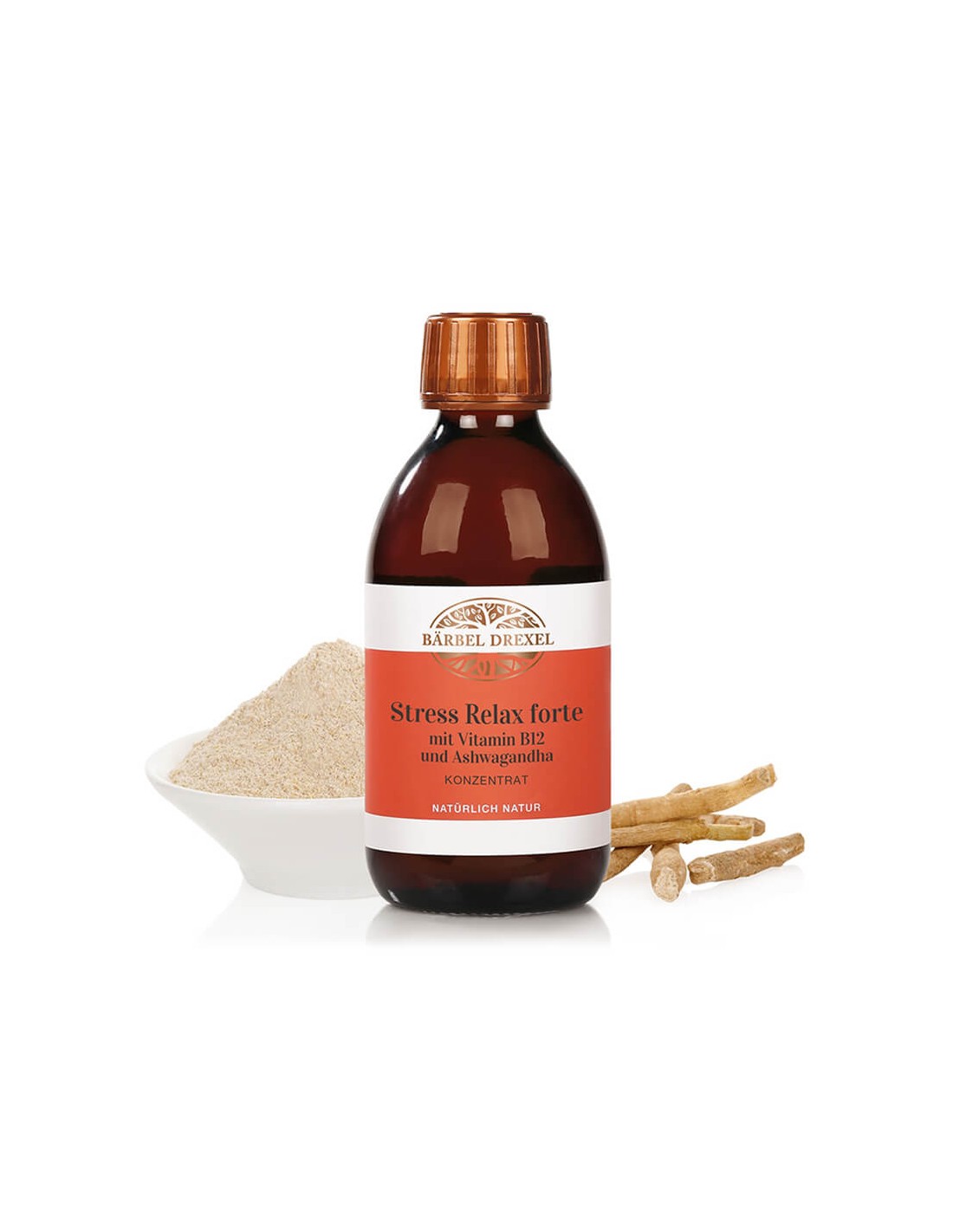 Stresszoldó formula idegfeszültség és fáradtság ellen - B12-vitaminnal és ashwagandhával, 150 ml <tc>Bärbel Drexel</tc>