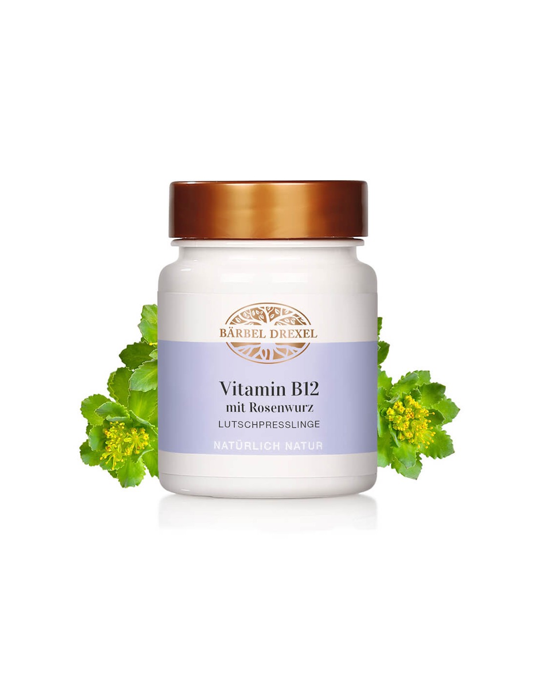 Stressz és fáradtság ellen - B12-vitaminnal és aranygyökérrel készült formula, 90 szopogatótabletta <tc>Bärbel Drexel</tc>