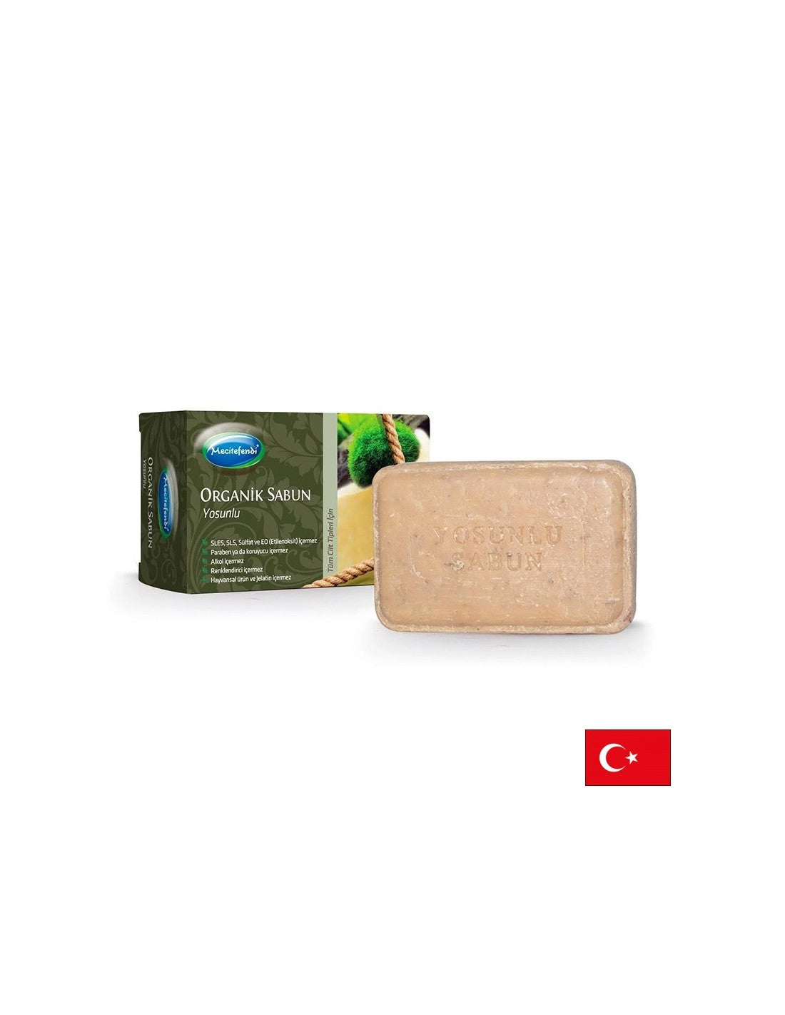 Szappan olívaolajjal és spirulinával (haj és bőr) - Mélytisztítás és frissesség, 125 g