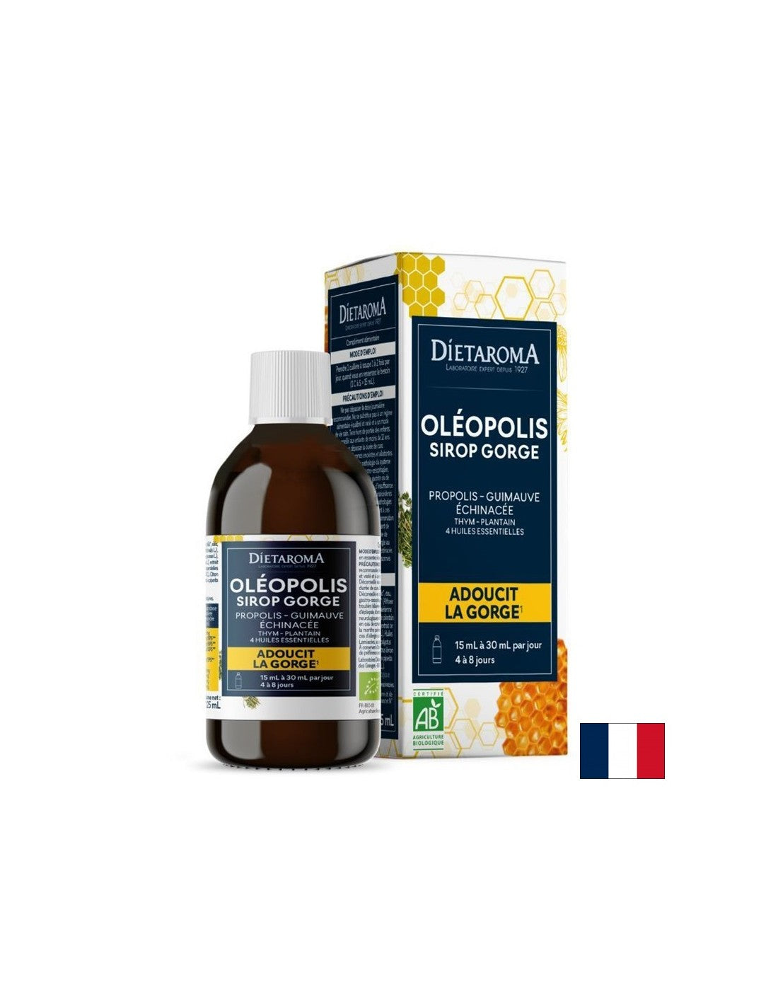 Légzőrendszer - Oleopolis (gyógynövényszirup propolisz és illóolajok), 125 ml