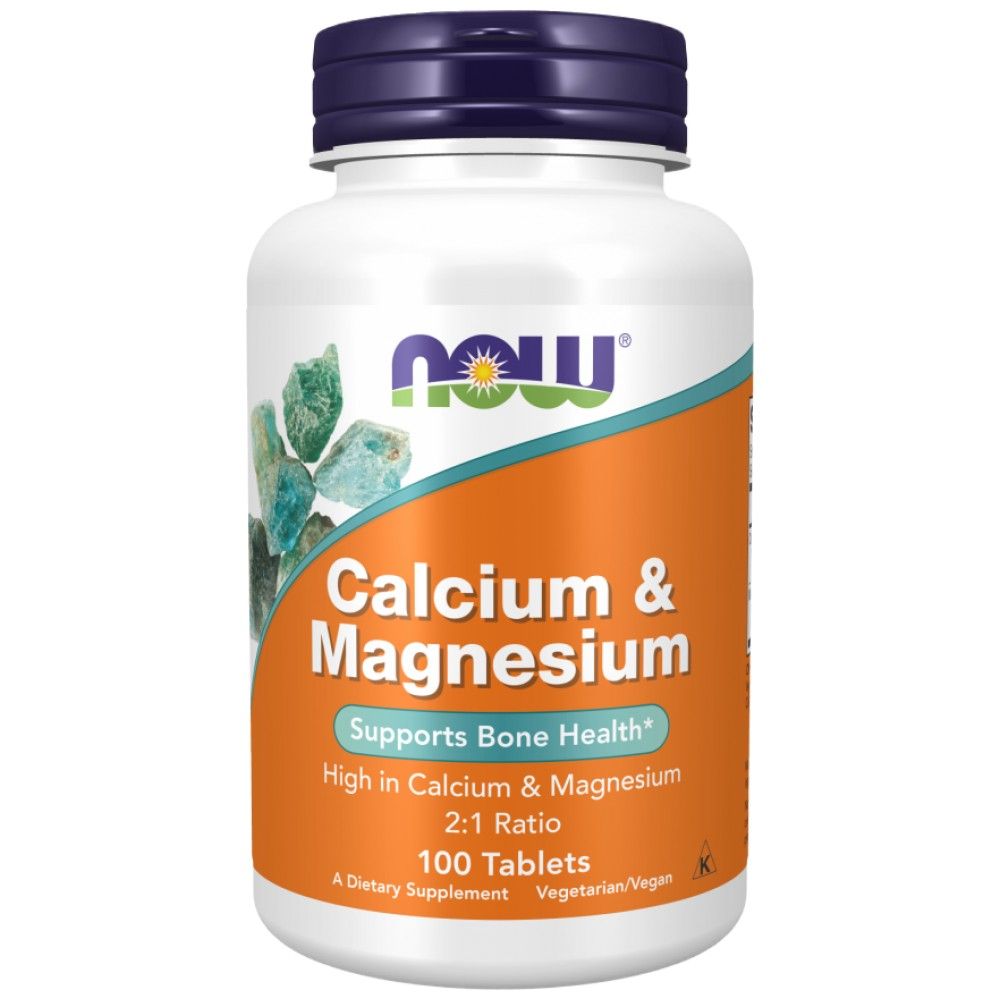 Calcium & Magnesium 2:1 - 100 Tablets - Nutra Best Europe
